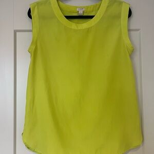 JCrew Small Lime Green Tank Top
